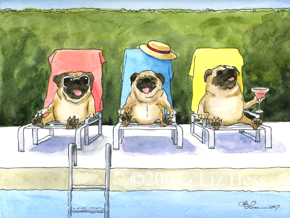 Poolside-Pugs