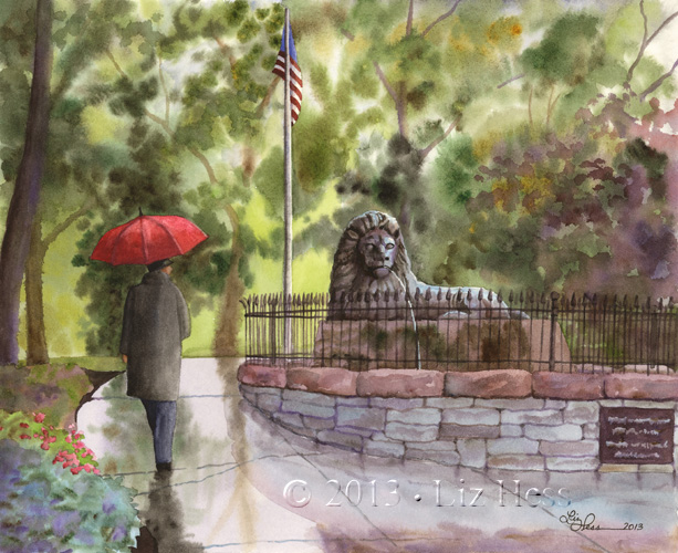 Lion-Fountain-On-King