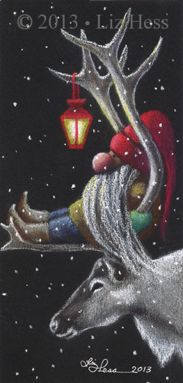 A-Gnome-And-His-Reindeer