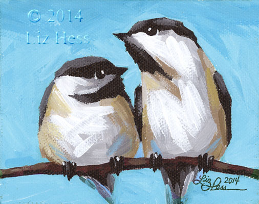 Chickadee-Pair