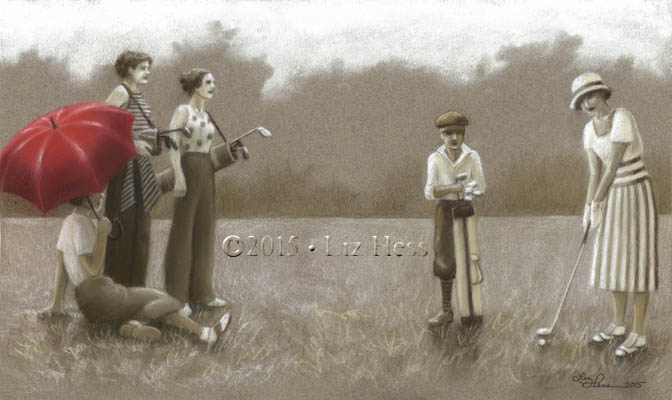 1930s-Ladies'-Golf-Club