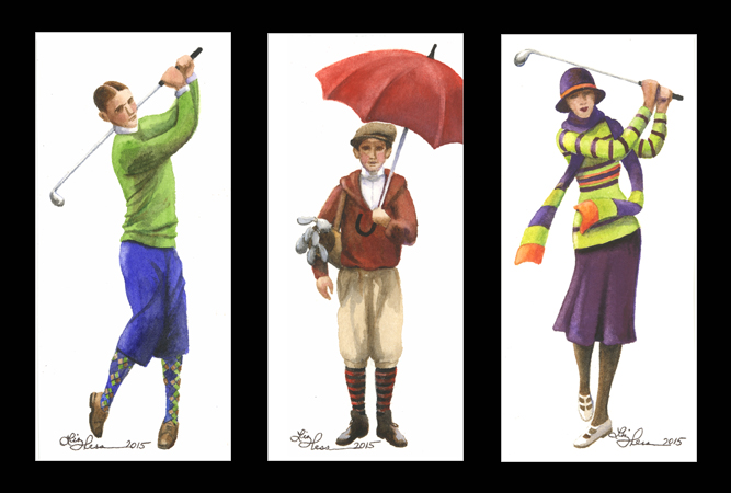 The-Golfers-And-Their-Caddie