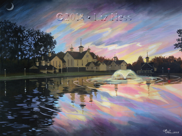 Moonrise,SunsetAtTheStarBarn