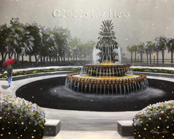 PineappleFountain,Charleston